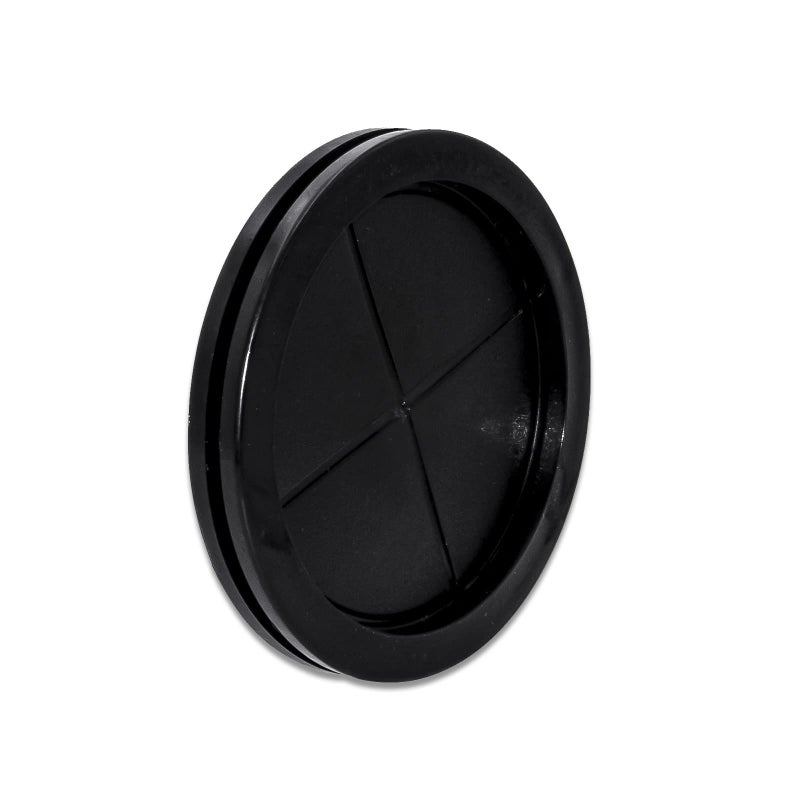 Flyshop Black 100mm 4" Rubber Plug, 90mm 3-9/16" ID, Hole Plug Synthetic Rubber Grommets Wire Protection, Round, Double-Sided, 4-Pack (Size 90mm x 100mm) - Image 5